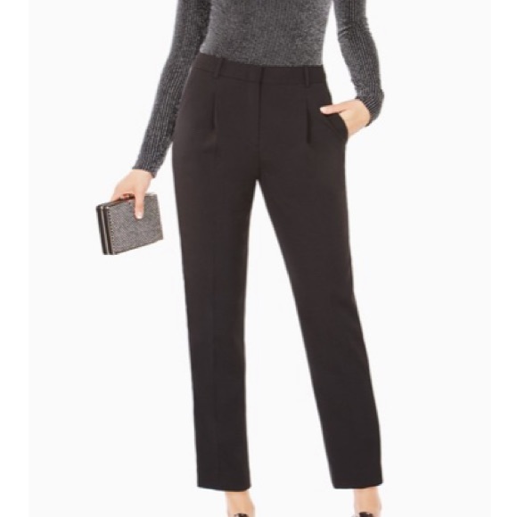 BCBC MaxAzria “Bentley” Black Tuxedo Pants - Picture 2 of 6